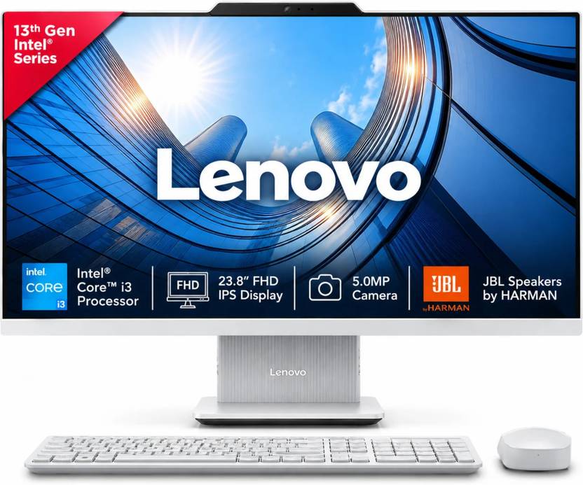 Lenovo AIO Intel Core i3 (8GB/512GB SSD) All-in-One Desktop