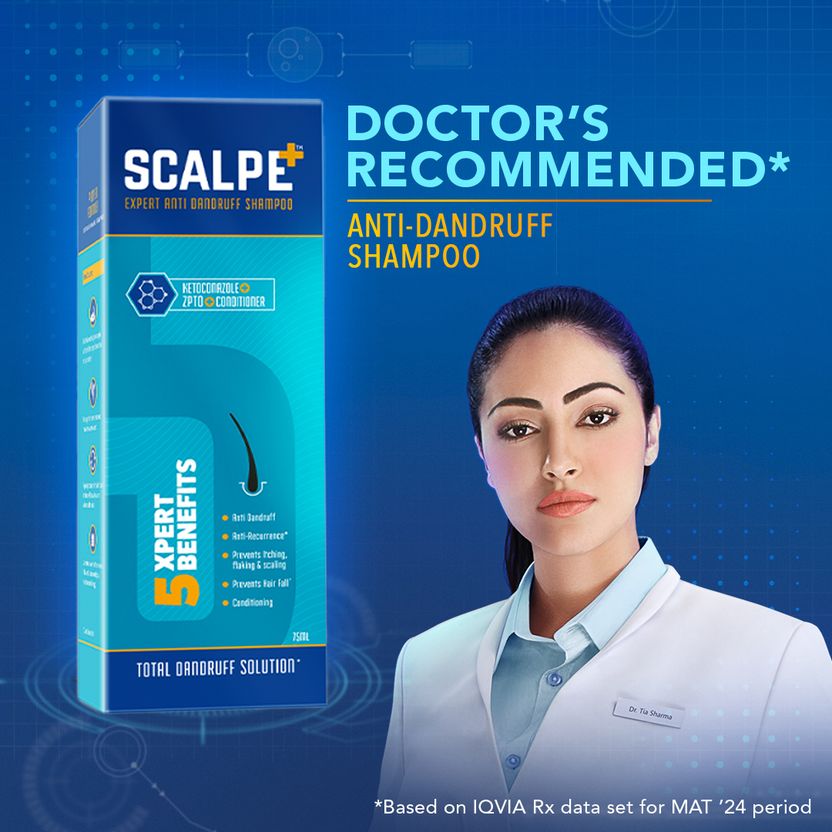 Scalpe Plus Anti Dandruff Shampoo 2 Pack of 2 · 75 ml (150 ml total) - Image 2