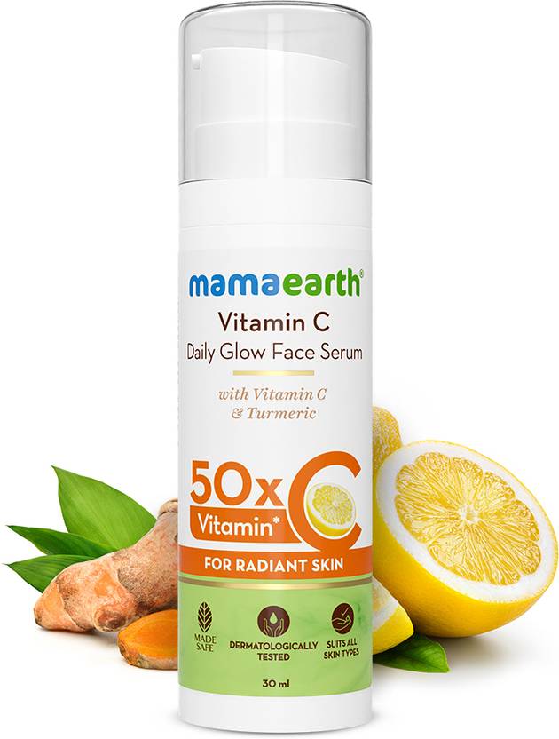 Mamaearth Vitamin C Daily Glow Face Serum With Vitamin C & Turmeric for