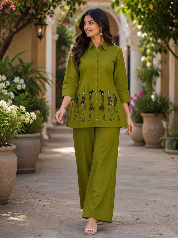 ASHVYA Top Palazzos Co-ords Set