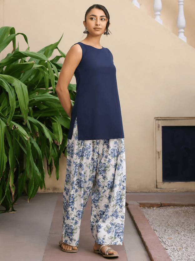YUVVIK Tunic Palazzos Co-ords Set