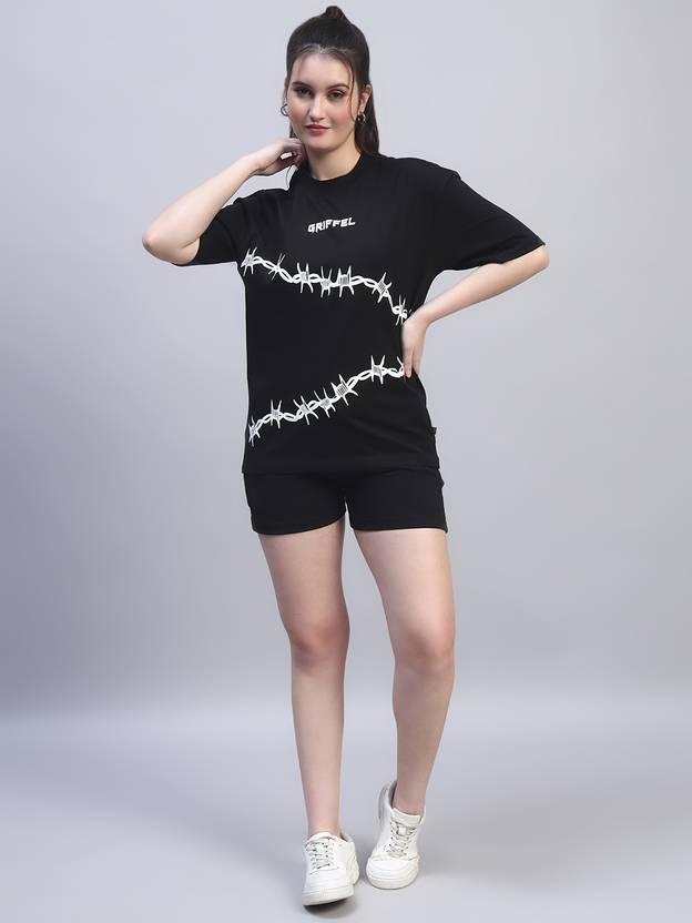 Griffel Tshirt Regular Shorts Co-ords Set