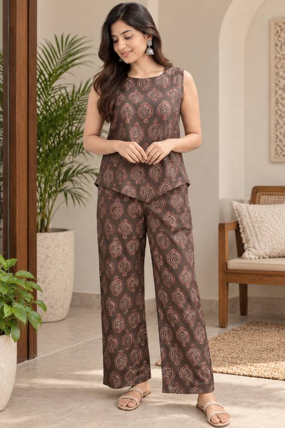 zebaish Top Pant Co-ords Set