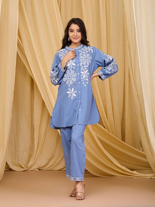 Zolo Label Tunic Pant Co-ords Set