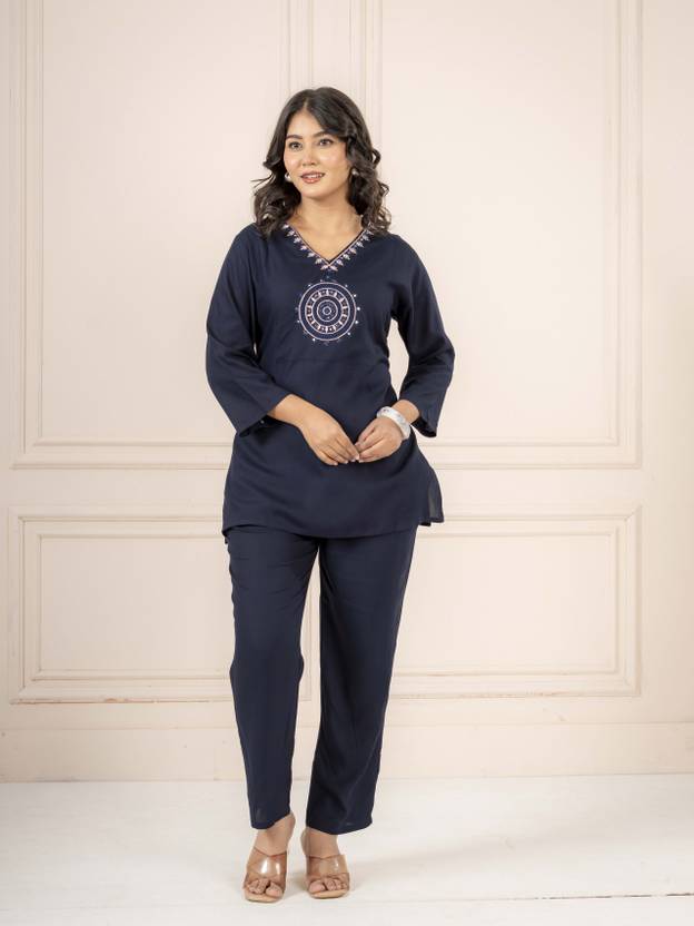 Jalther Top Palazzos Co-ords Set