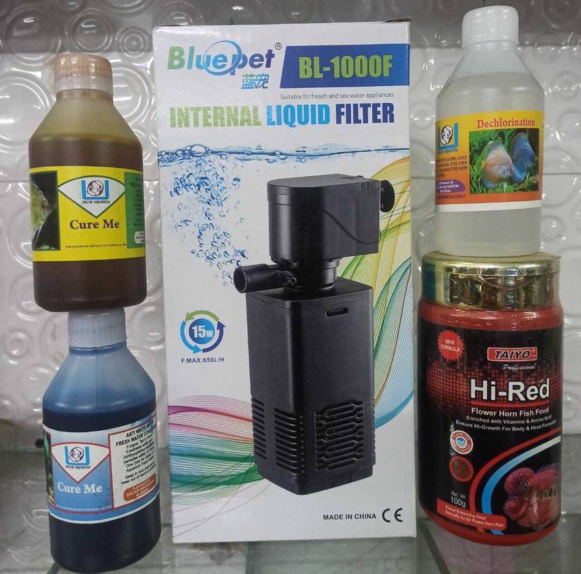 BLUE PET fish tank internal liquid filter/hired flowerhorn fish food