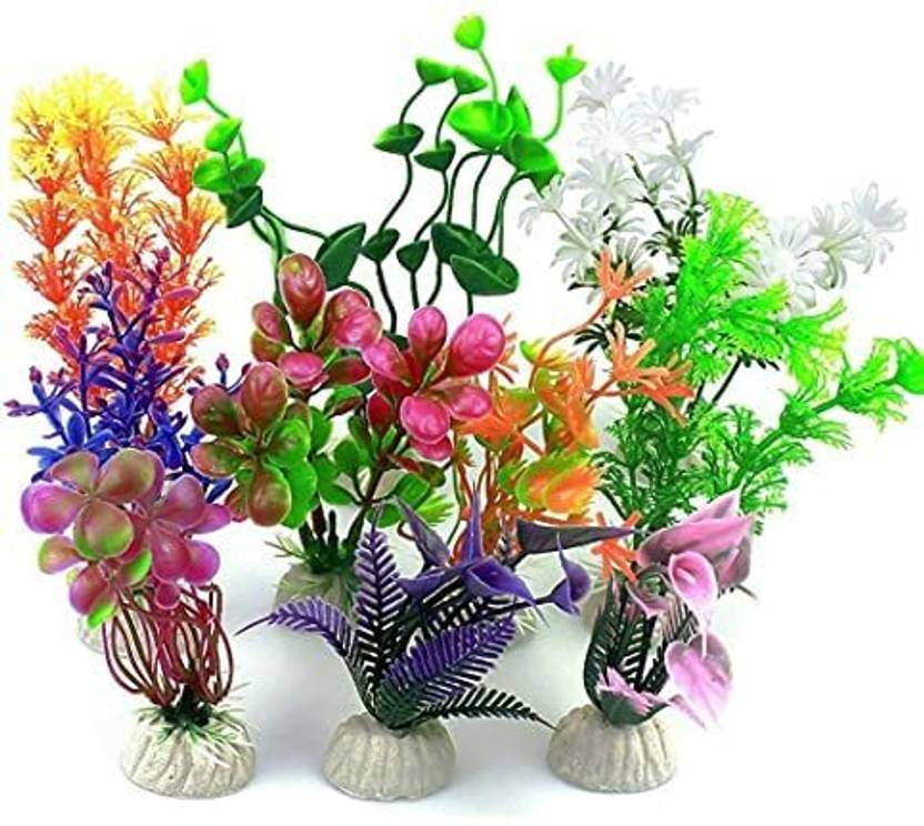 Mr Traders Aquarium Plants Fish Tank Decorations Artificial Plants
