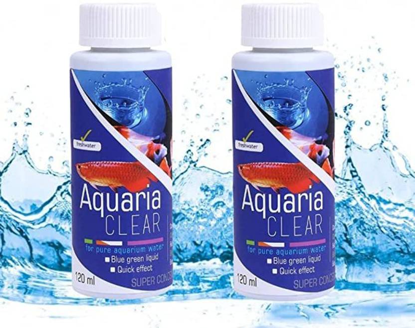 VAYINATO Aquatic Remedies Aquaria Clear, 120ML (Pack of 2) for Aquarium