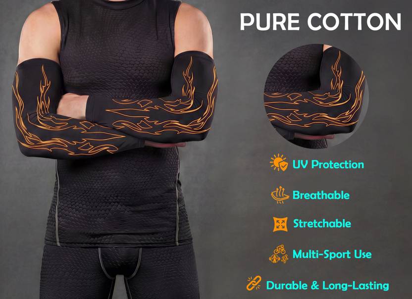 BEING WANTED Cotton Arm Sleeve For Men & Women