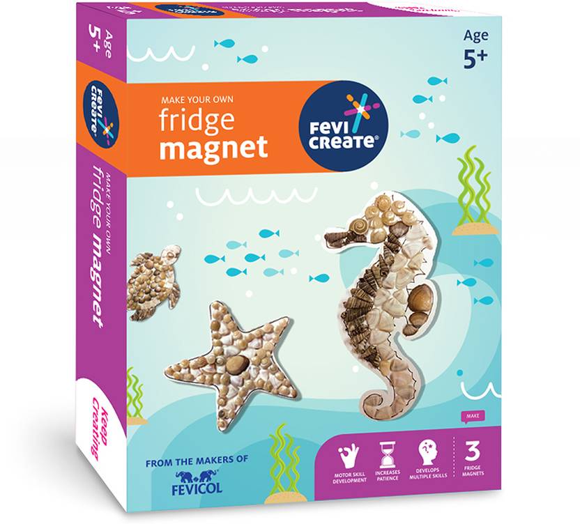 Fevicreate Make Your Own Fridge DIY Art and Craft Kit for Kids Make Your Own Fridge