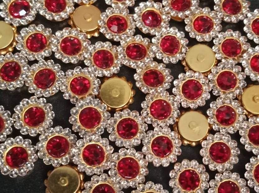 HouseOfCommon 75 Pcs Diamond Ring Glass Stone For Embroidery,Craft,Jewelry Making