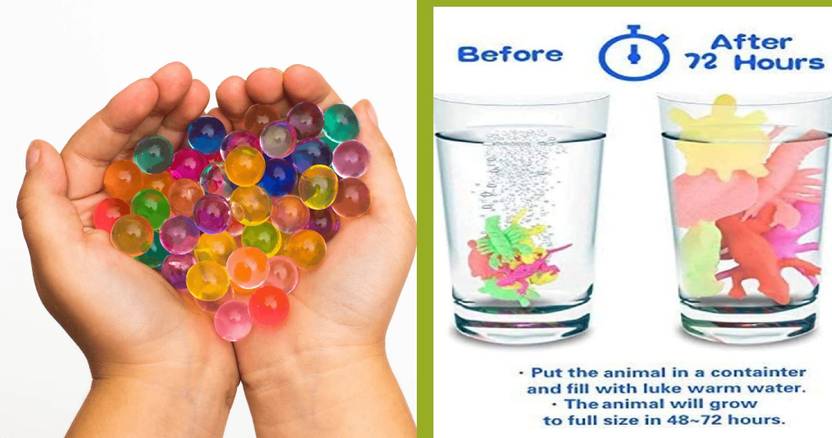 Askovids Water jelly balls Approx 1000 Pcs with 20 Animals