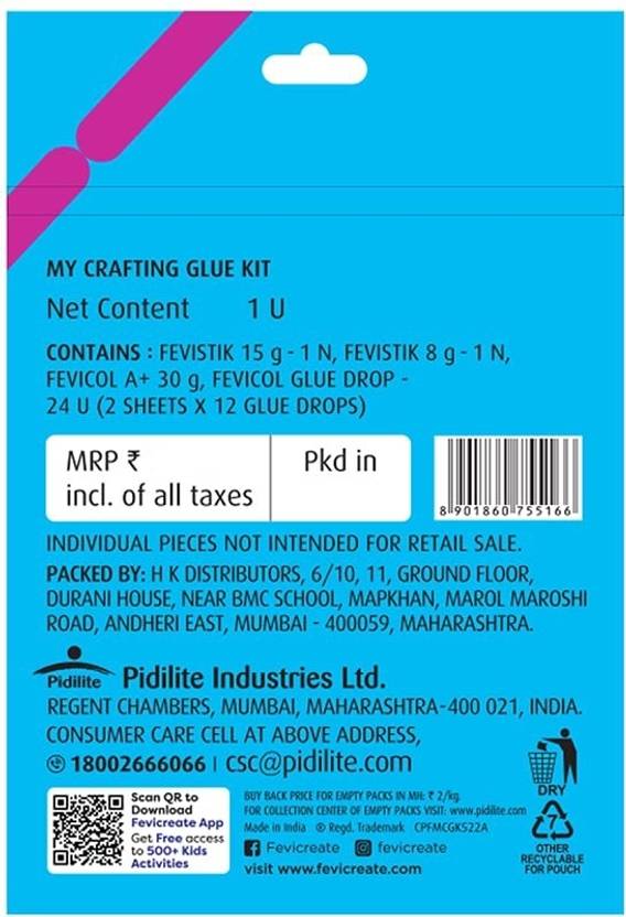 fevicreate my crafting glue kit school projects art craft set 5 yrs