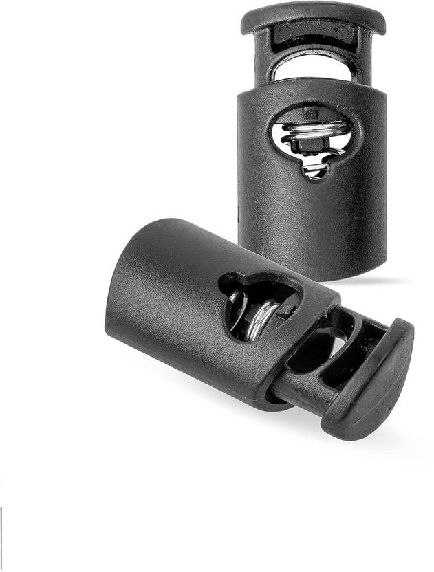 Rarehaunt Cord Stoper Lock One hole ideal for Ø 5 mm cord Clothing luggage acesory 20 Pc