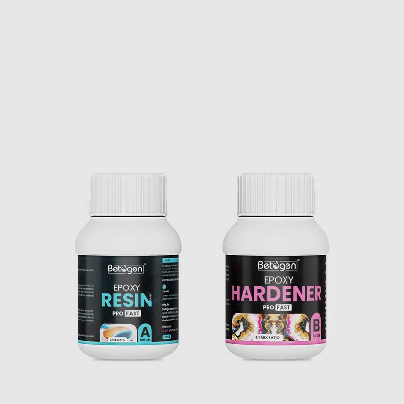 Betogen Epoxy Resin 2 : 1 Ratio Resin and Hardener 150 gm set Art and Craft