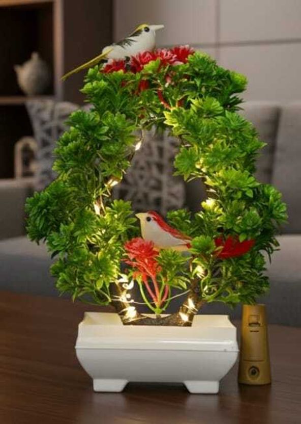 MODO Artificial Bonsai Tree with Sparrow - Image 2