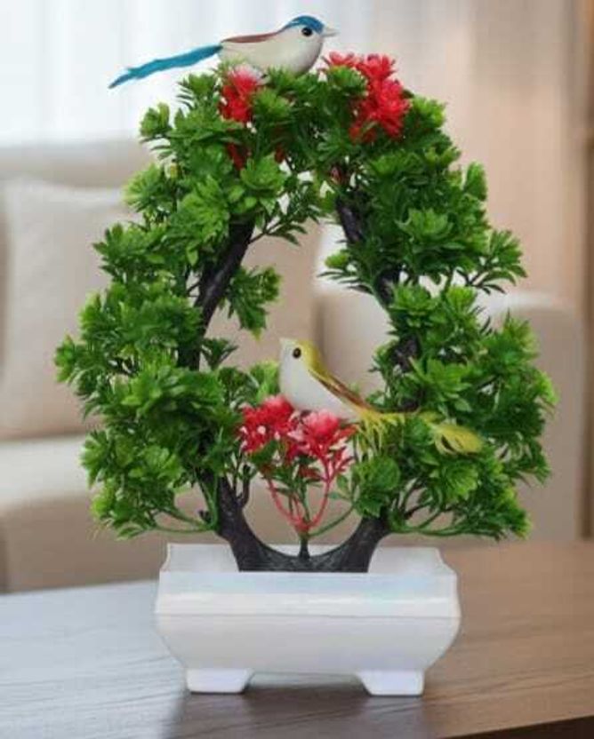 MODO Artificial Bonsai Tree with Sparrow - Image 5