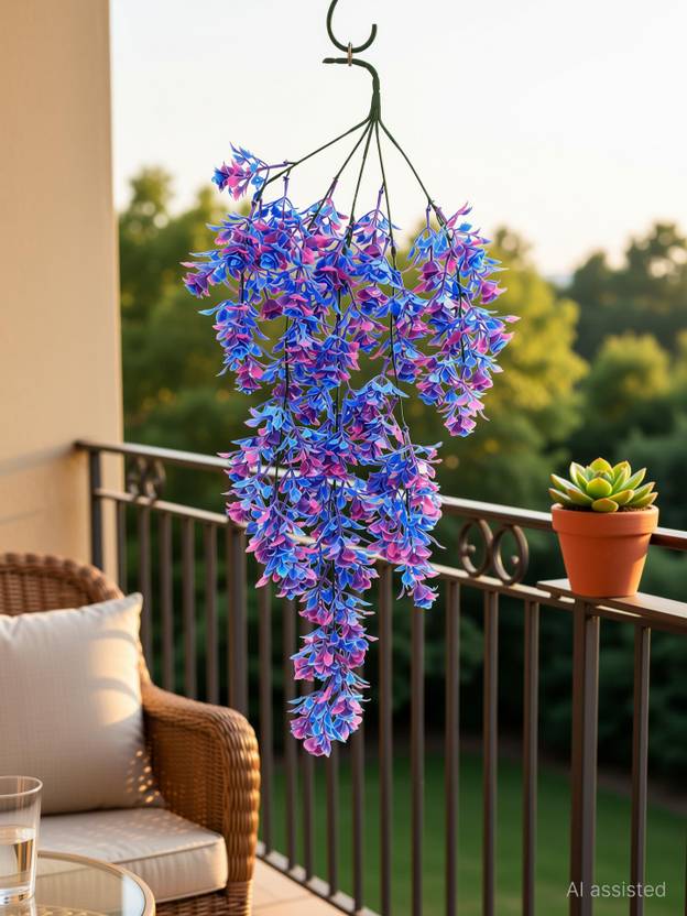 Olive Trees Artificial Hanging Plants For Home, Balcony, Living Room Decoration Artificial Plant