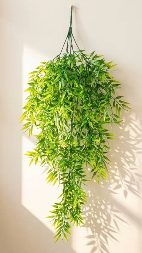 Ansaribrothers Artificial09_Bamboo-Hangingplants Pack of One- For Hme Decoration Artificial Plant