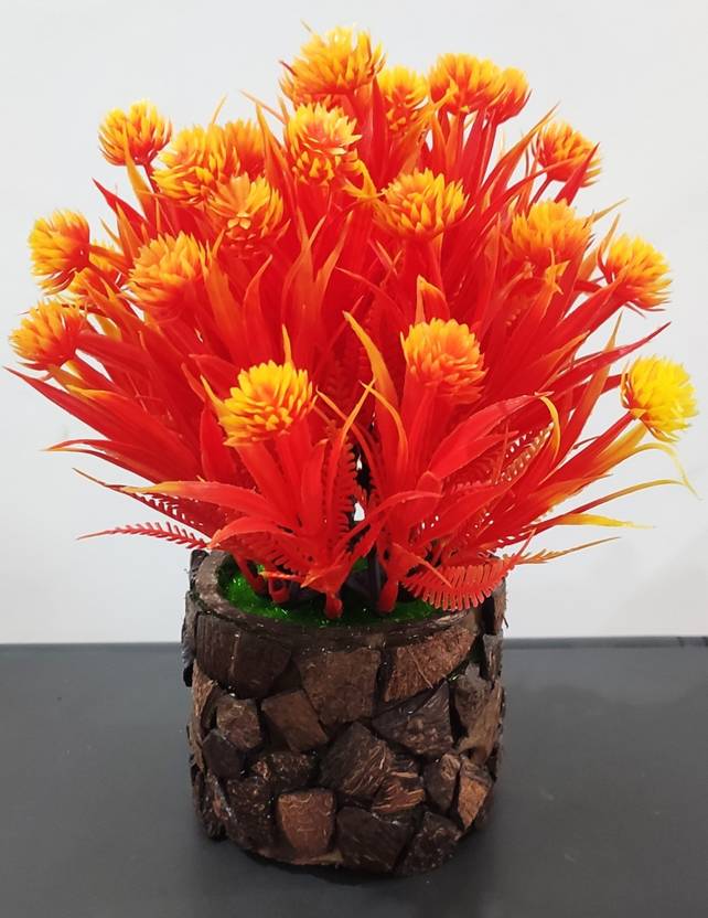 BAARIG Natural Looking Bonsai Wild Artificial Plant with Pot