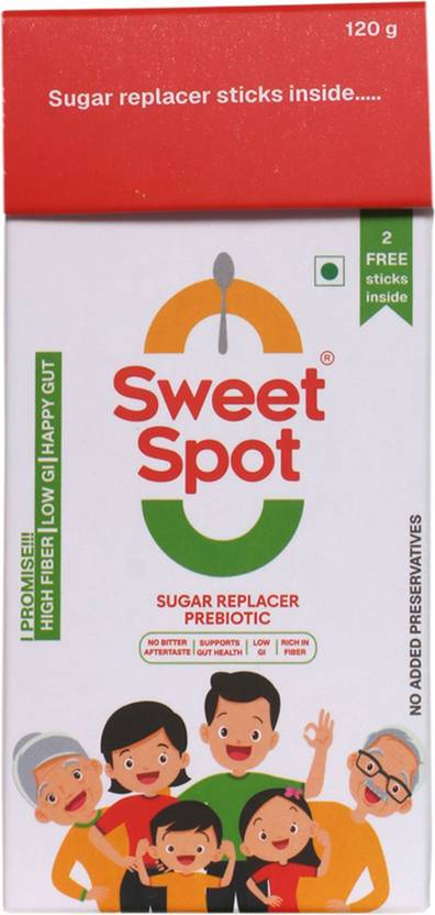 Sweet Spot Prebiotic Sugar Substitute Sachets for daily use No Aftertaste Diabetic Friendly Sweetener
