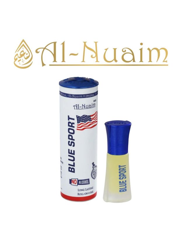Al-Nuaim Blue Sports Attar Perfume Oil 6ml - Image 3
