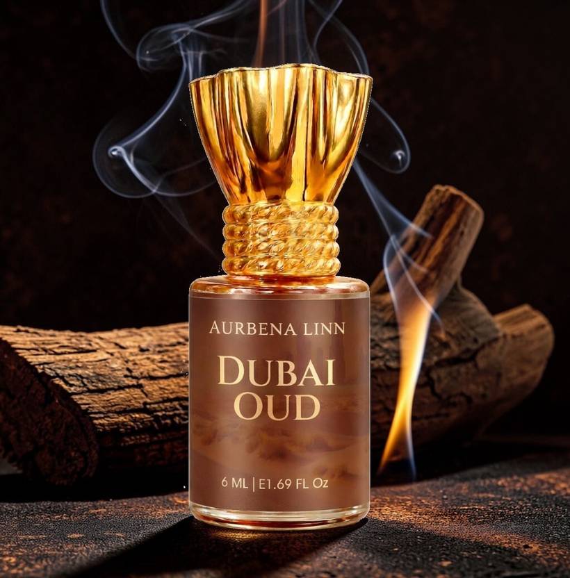 Aurbena Linn Dubai Oud Attar Long Lasting Fragrance | Non-Alcoholic6mL.07 Floral Attar