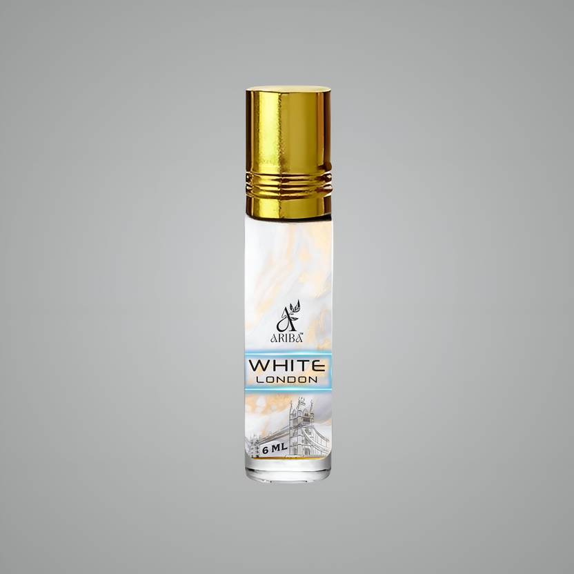 Ariba WHITE LONDON 6ML Great Fragrance Long-Lasting (Unisex) Floral Attar