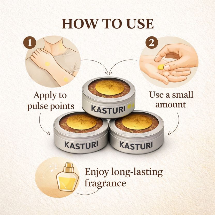 Wroxy Kasturi Paste Attar Traditional Blend Fragrance Oil - Image 3