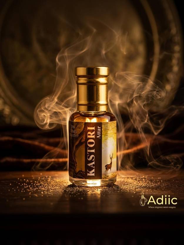 adiic Kastori Attar Alcohol Free Long Lasting Premium Roll-On Unisex Perfume Herbal Attar