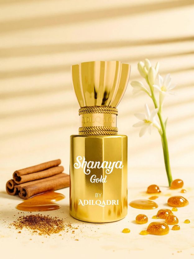 Adilqadri Shanaya Gold Gourmand Fragrance - Image 7