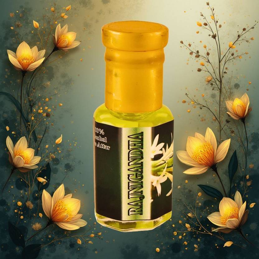 adiic Rajnigandha Attar – Pure Tuberose Floral Fragrance, Long Lasting Floral Attar