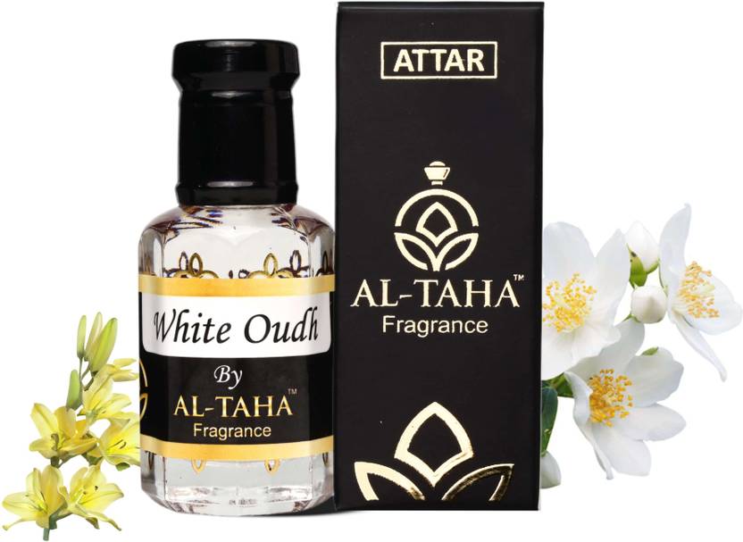 AL-TAHA White Oud Attar Perfume Long Lasting Fragrance for Unisex,6ml Roll on Bottle Floral Attar