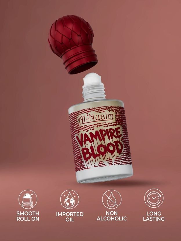 Al-Nuaim Vampire Blood Attar Dark Rose Fragrance Oil - Image 3