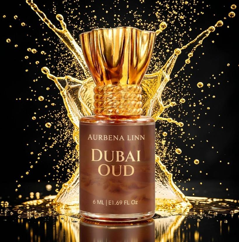 Aurbena Linn Dubai Oud Attar Long Lasting Fragrance | Non-Alcoholic6mL.01 Floral Attar