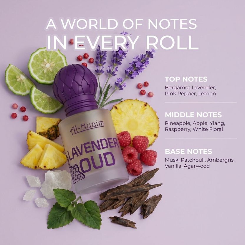 Al-Nuaim Lavender Oud Attar Oil - Image 4