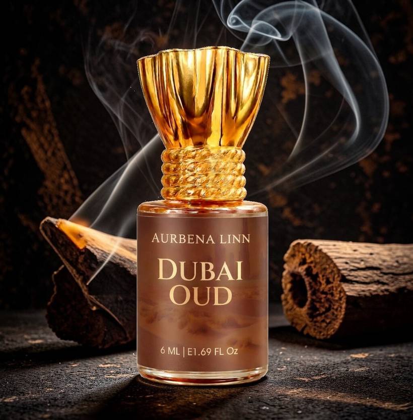 Aurbena Linn Dubai Oud Attar Long Lasting Fragrance | Non-Alcoholic6mL.09 Floral Attar