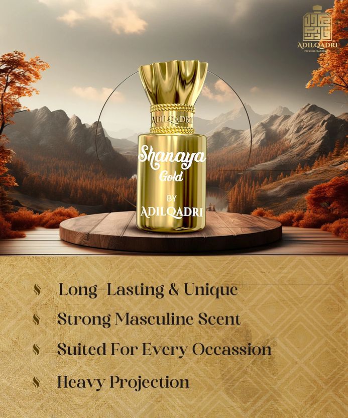 Adilqadri Shanaya Gold Gourmand Fragrance - Image 9