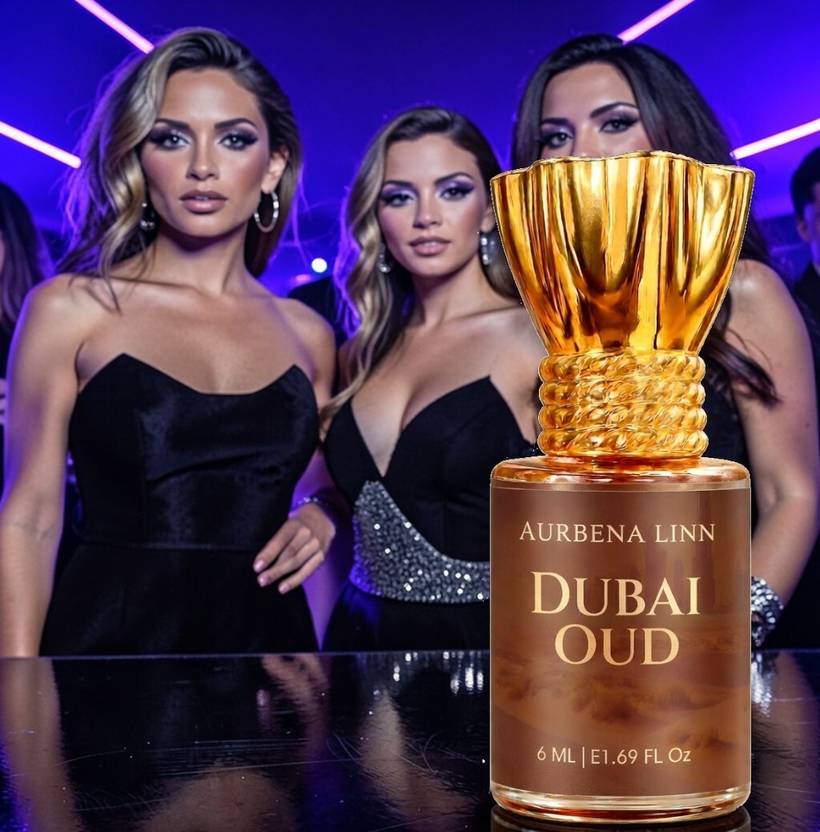 Aurbena Linn DUBAI OUD Attar |Woody Fragrance|Non-Alcoholic|Long Lasting0.4 Floral Attar