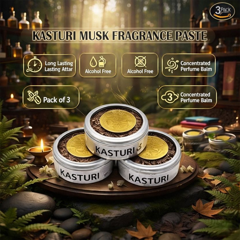 Wroxy Kasturi Paste Attar Traditional Blend Fragrance Oil - Image 2