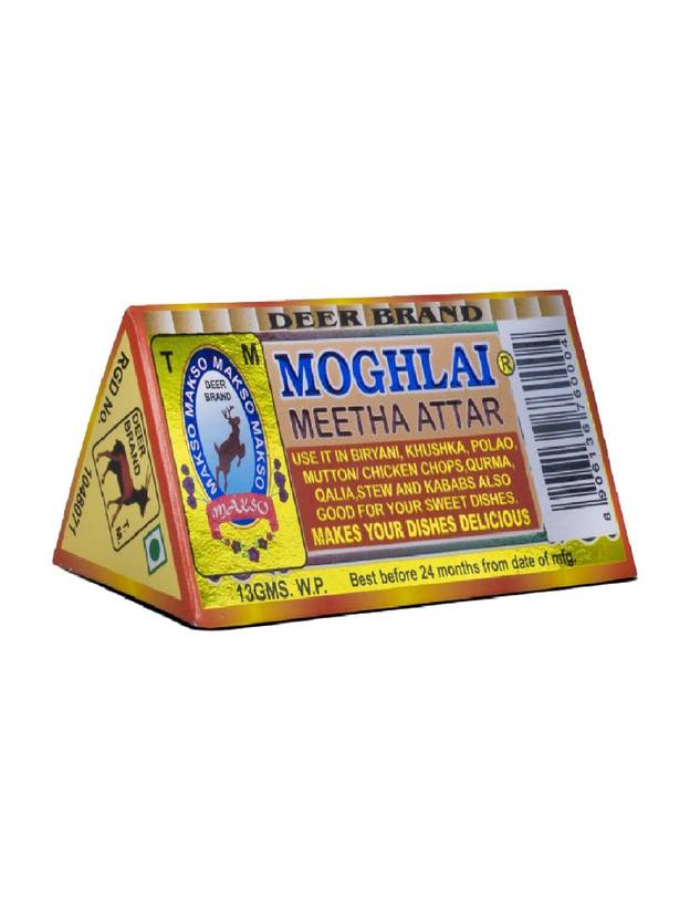 DEER BRAND Mughlai Meetha Attar Biriyani Essence 13gMFG by MOHD. Afzal & Asrar Khan Kolkata Floral Attar