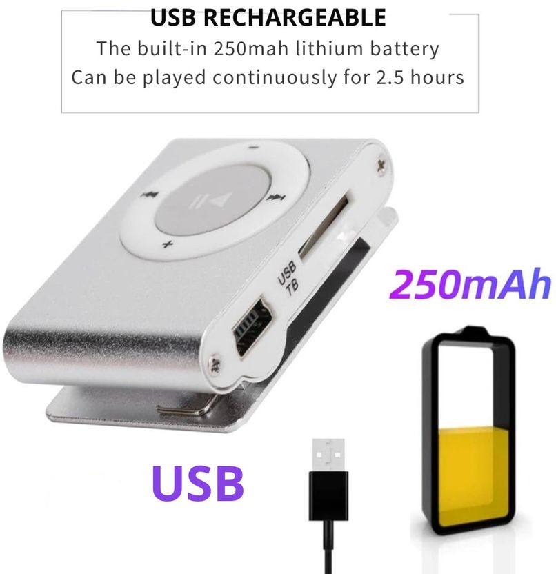 DRUMSTONE Portable Mini MP3 Player - Image 4