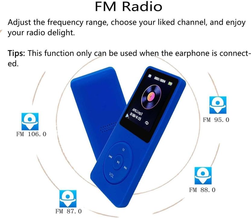 CASON 16GB Mini MP3 Player with Bluetooth - Image 6
