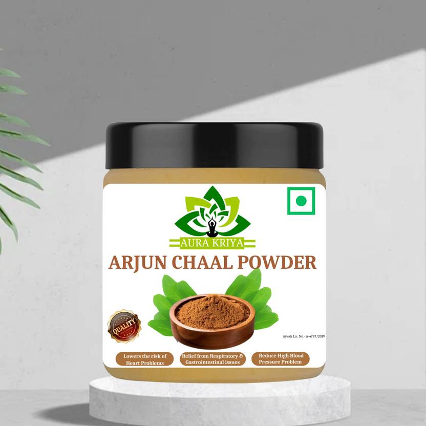 AuraKriya Ayurvedic Arjuna Powder | Arjun Bark Powder | Terminalia Arjuna Chal Powde