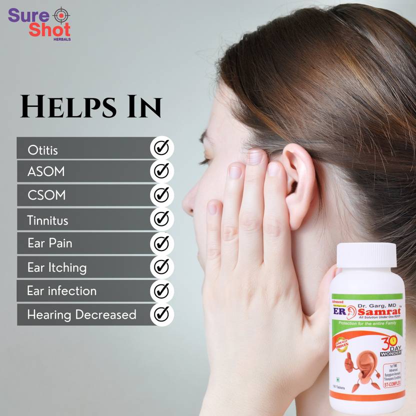 Sure Shot Herbals Tinnitus/Demyelination/Otitis Media/Hearing Decreased