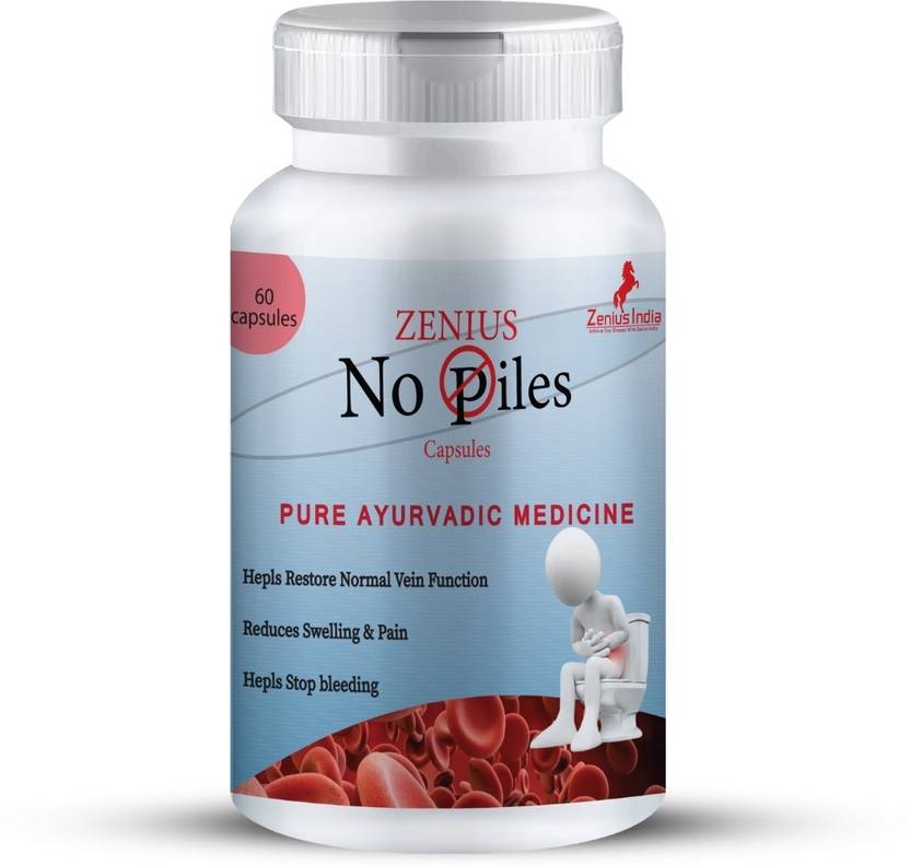 Zenius No Piles Capsules Relief From Pain, Bleeding & Constipation