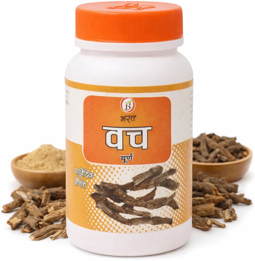 BHARAT AYURVEDIC AUSHDHALAYA Vach Churna Powder Ayurvedic Herbal Support for Mind & Digestion