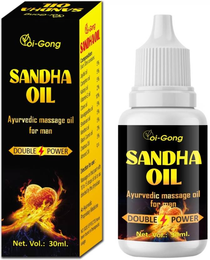oi-gong Sandha oil Double Power oil,Ayurvedic Massage Oil For men 30ML ...
