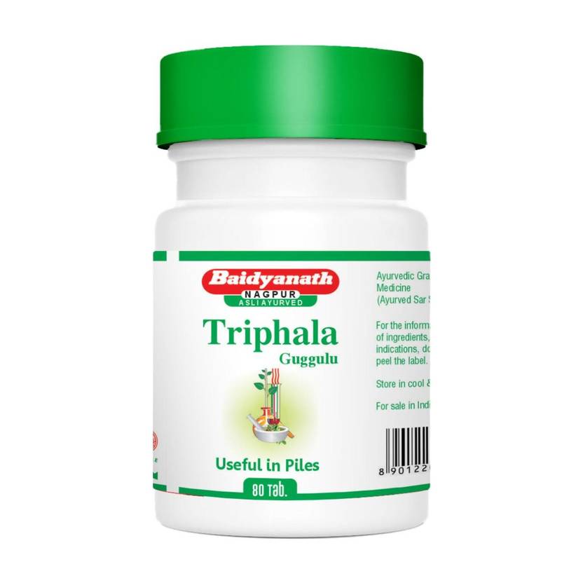 Baidyanath Triphala Guggulu 80 Tablets