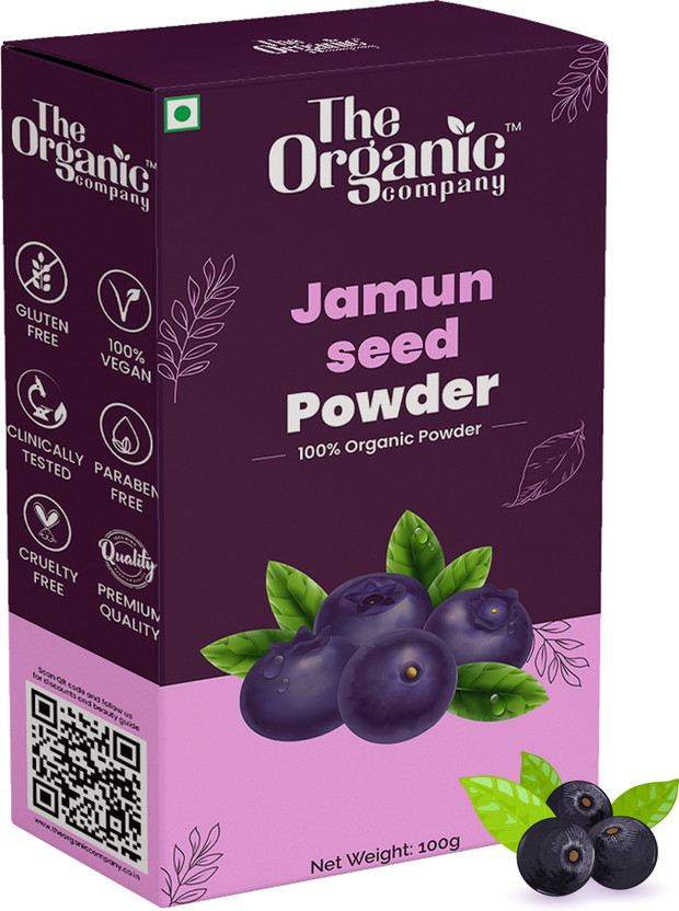 The Organic Company Jamun powder for eating, for Weight loss